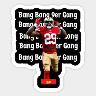 Bang Bang 9er Gang cute 49 ers graphic design Sticker